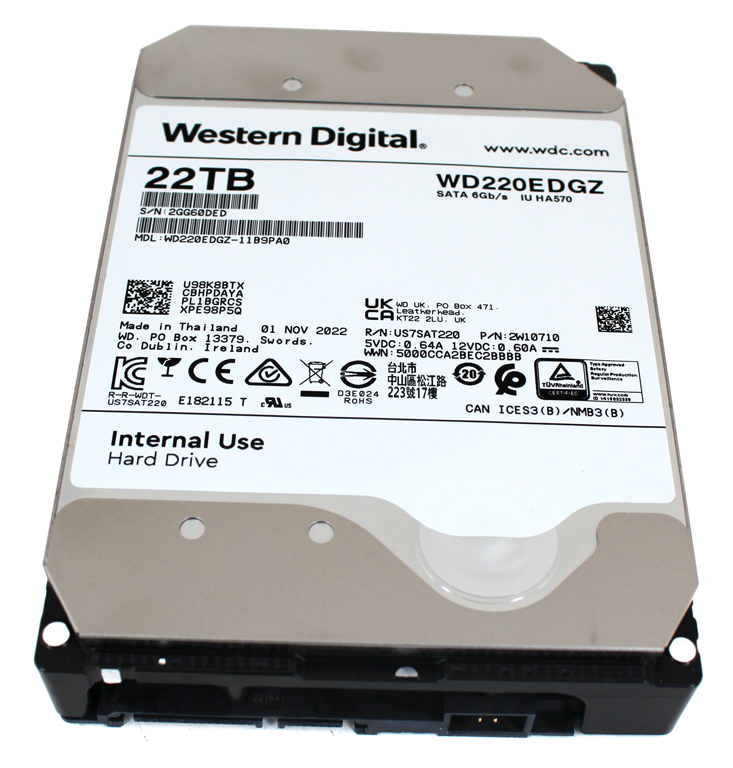 Western Digital Internal Use Hard Drive WD220EDGZ in der My Book Duo.