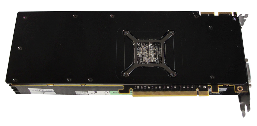 Die Sapphire Radeon HD 6950 von der Unterseite.