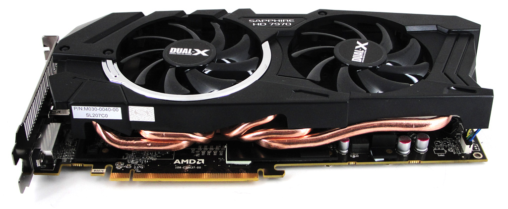 Die Sapphire Radeon HD 7970 OC im Überblick.