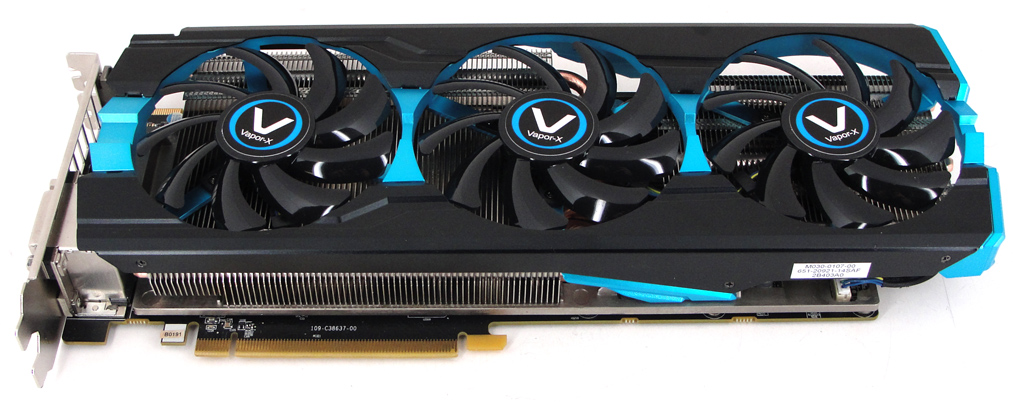 Die Sapphire Vapor-X Radeon R9 280X Tri-X OC mit eigenem Kühlsystem im Überblick.