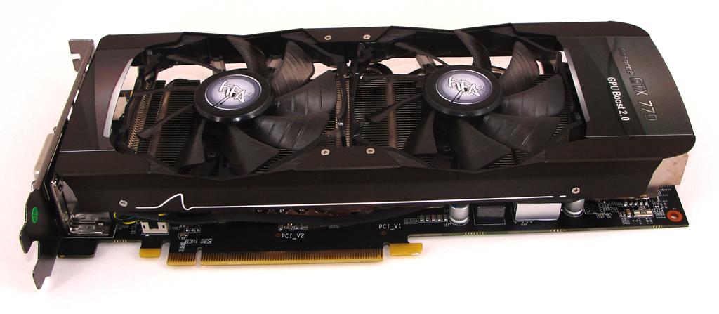 Die Galaxy KFA2 GeForce GTX 770 EX OC im Überblick.