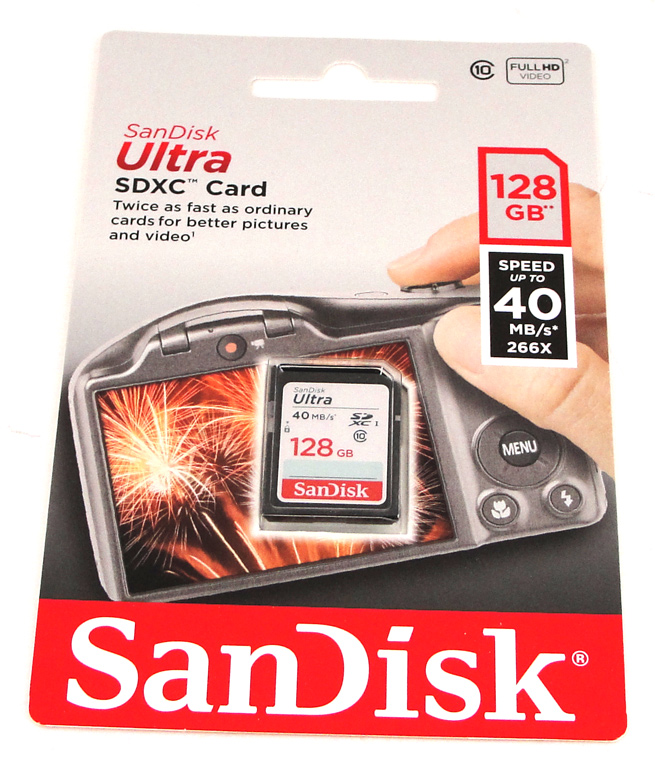 SanDisk Ultra SDXC, 128 GB