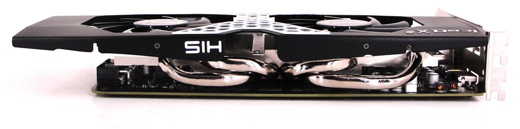 Die HIS Radeon R9 380X IceQ X² Turbo von der Seite.