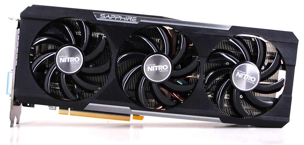 Die Radeon R9 390 Nitro von Sapphire mit eigener Tri-X-Kühllösung.