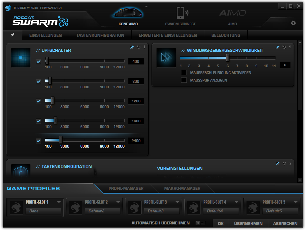 Roccat Swarm.