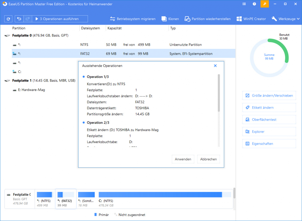 EaseUS Partition Master