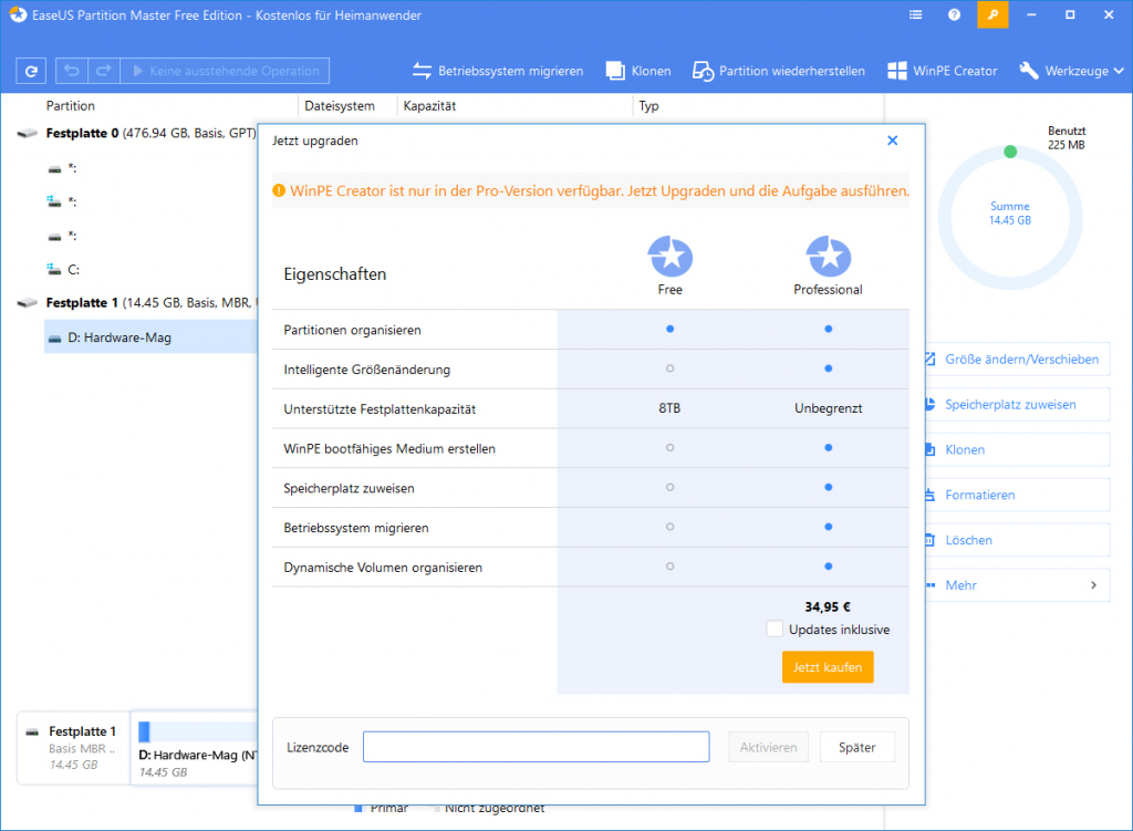 EaseUS Partition Master