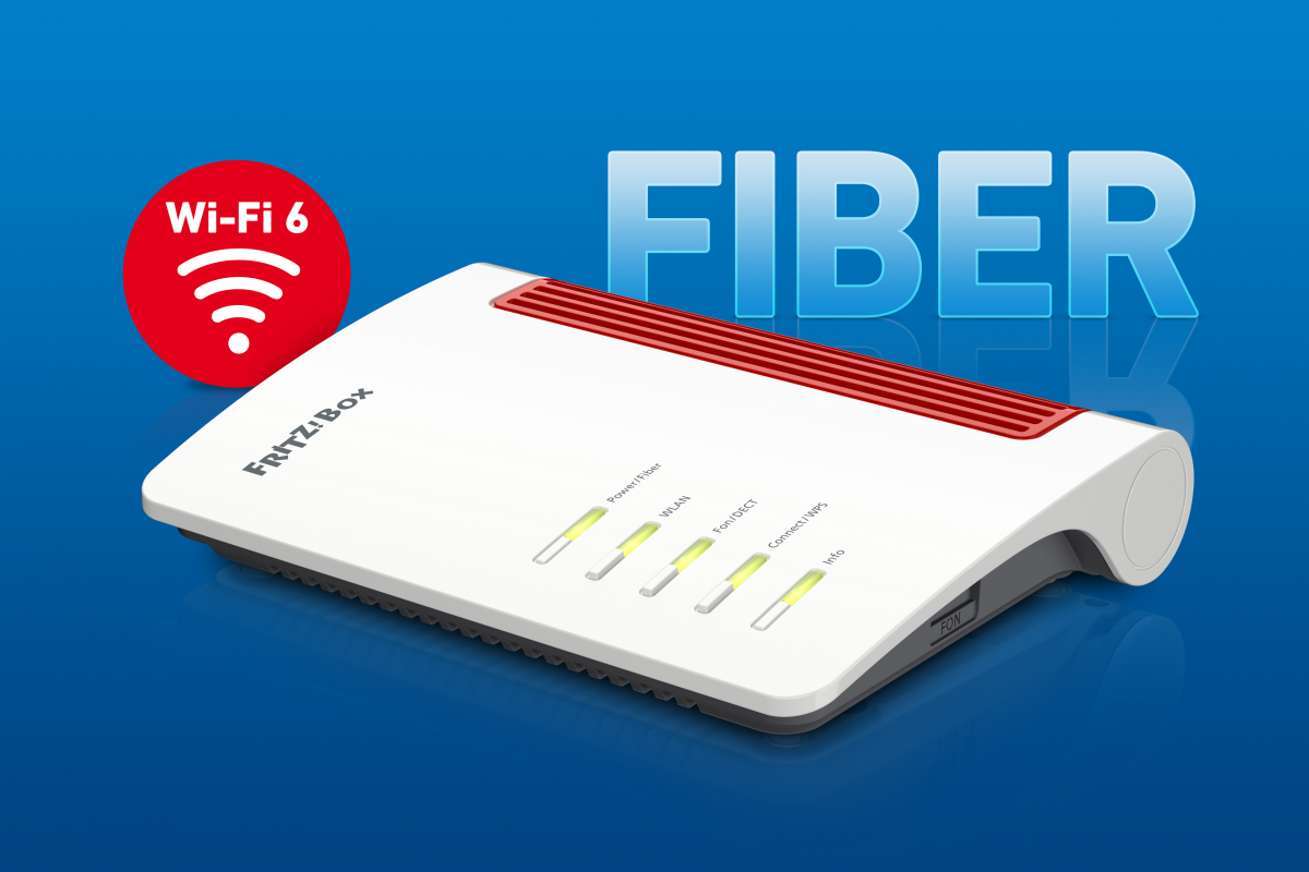 AVMs neue FRITZ!Box 5530 Fiber für Glasfaseranschlüsse (Bildquelle: AVM)