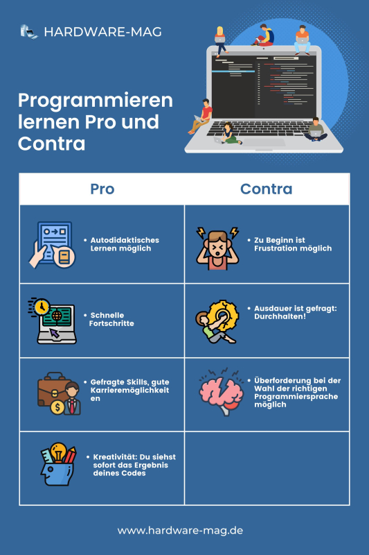 Programmieren: Pro und Contra für das Erlernen