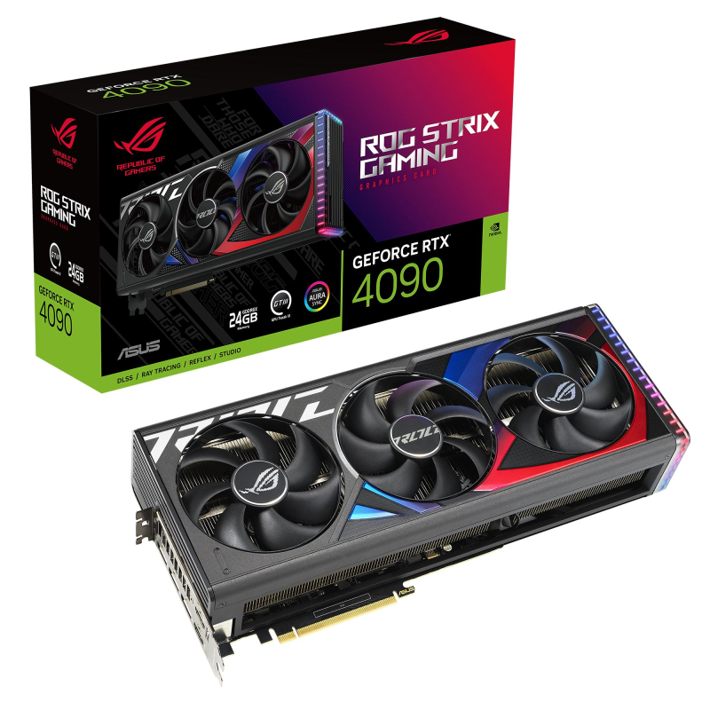 Die neue ROG Strix GeForce RTX 4090.