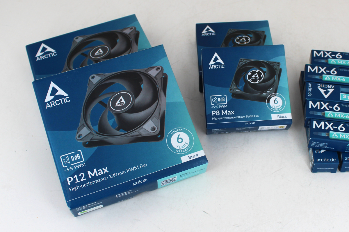 Die Modelle P8 Max und P12 Max sind neu im Angebot von ARCTIC.