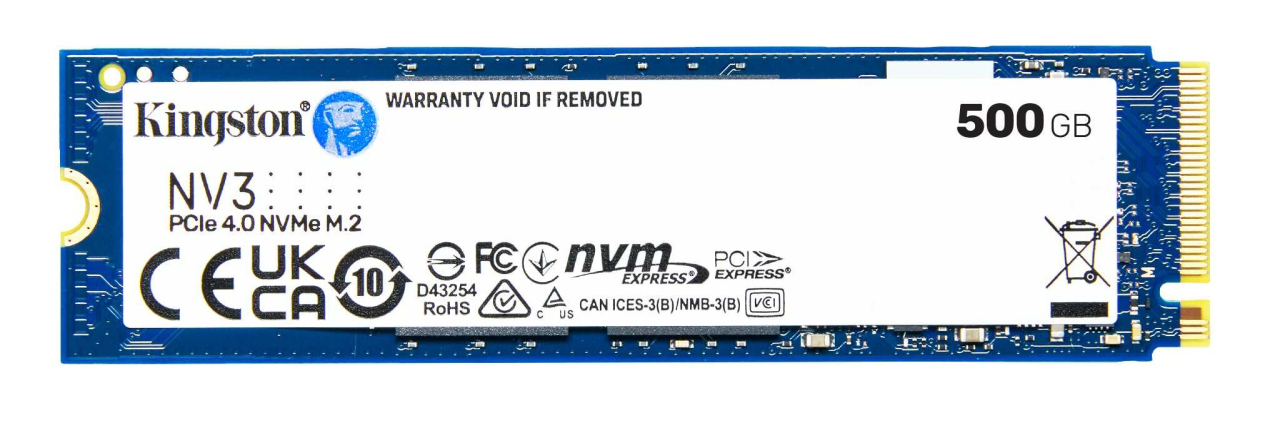 Kingstons neue NV3 PCIe 4.0 NVMe SSD.